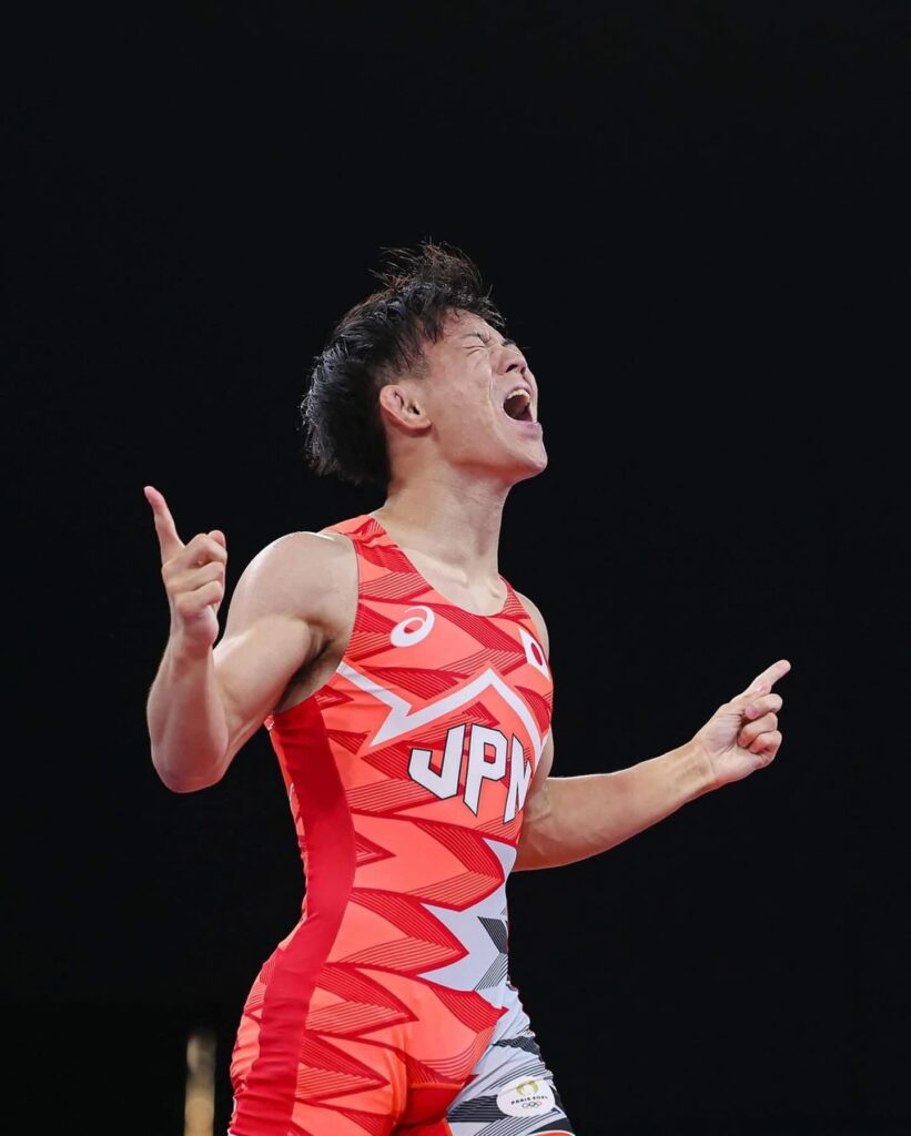 樋口黎選手 ガッツポーズ｜パリオリンピック