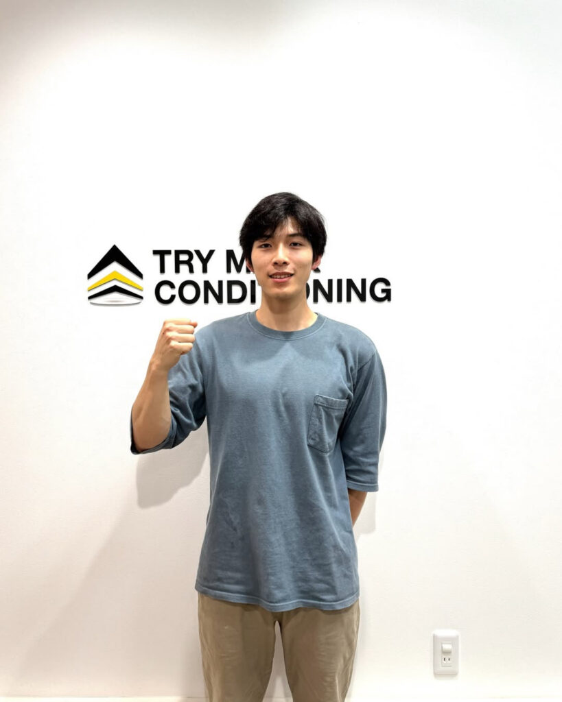 スポーツトレーナー活動 スポーツクライミングの村下善乙選手